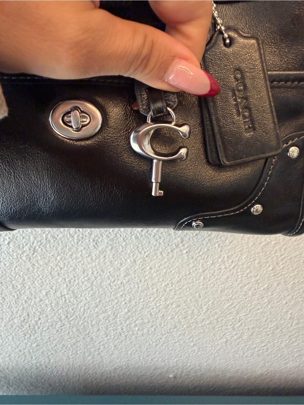 Coach Black Rhyder 24 Satchel with Removable Straps - Picture 5 of 11